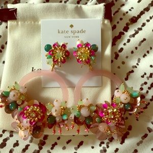 Brand new. Kate Spade Vibrant Life Hoop Earrings